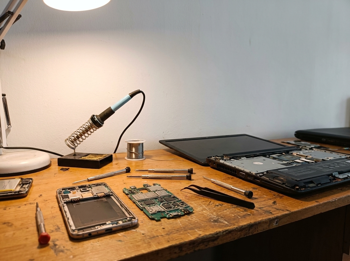 Meja servis Flashindo Computer